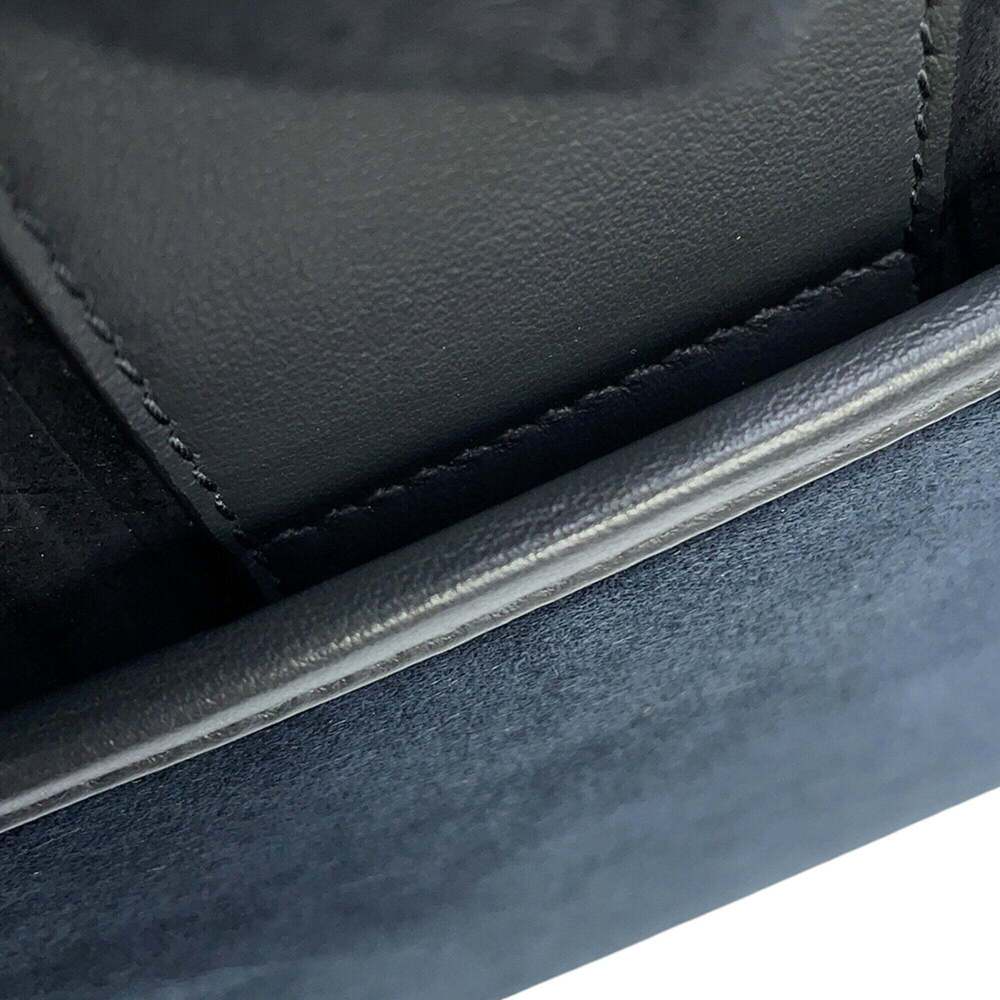 CHRISTIAN DIOR Blue Leather Shoulder Bag - Picture 8 of 15